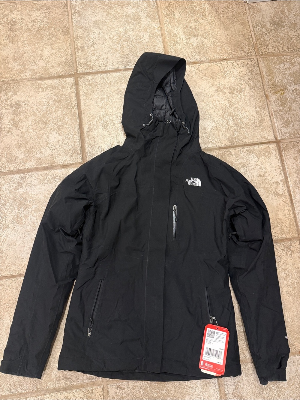 The North Face Black Hooded Shell Jacket